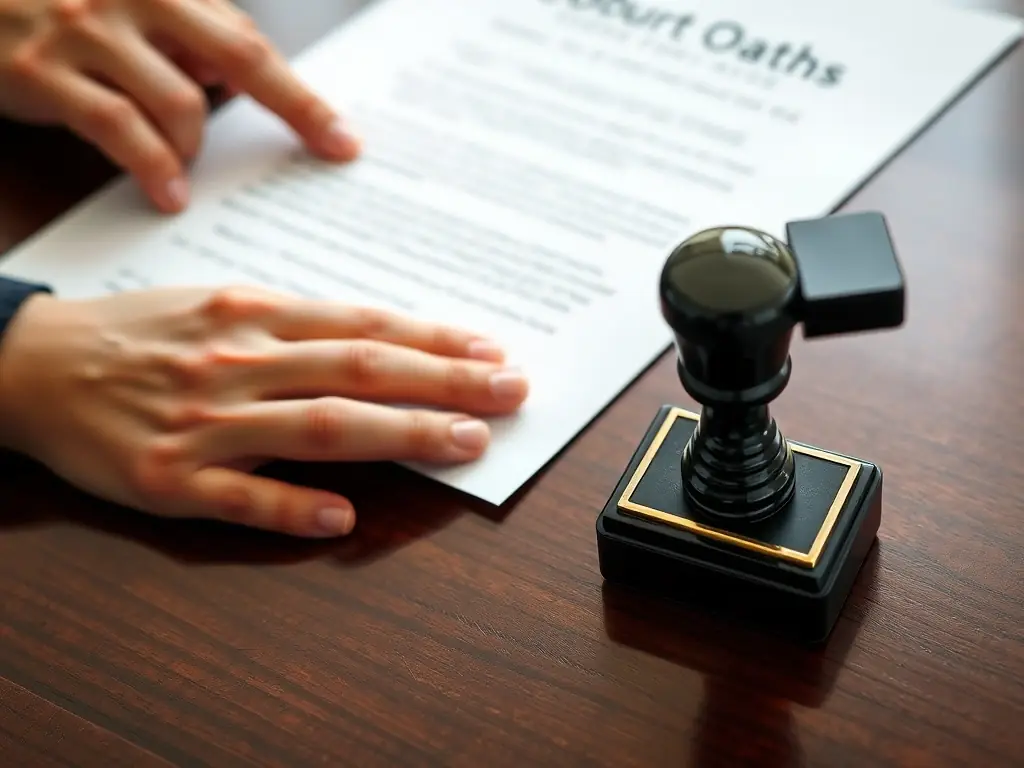 A close-up shot of a hand carefully placing a deed document onto a scanner in a well-lit office setting, symbolizing the meticulous attention to detail Trustpoint provides in their deed transfer services.