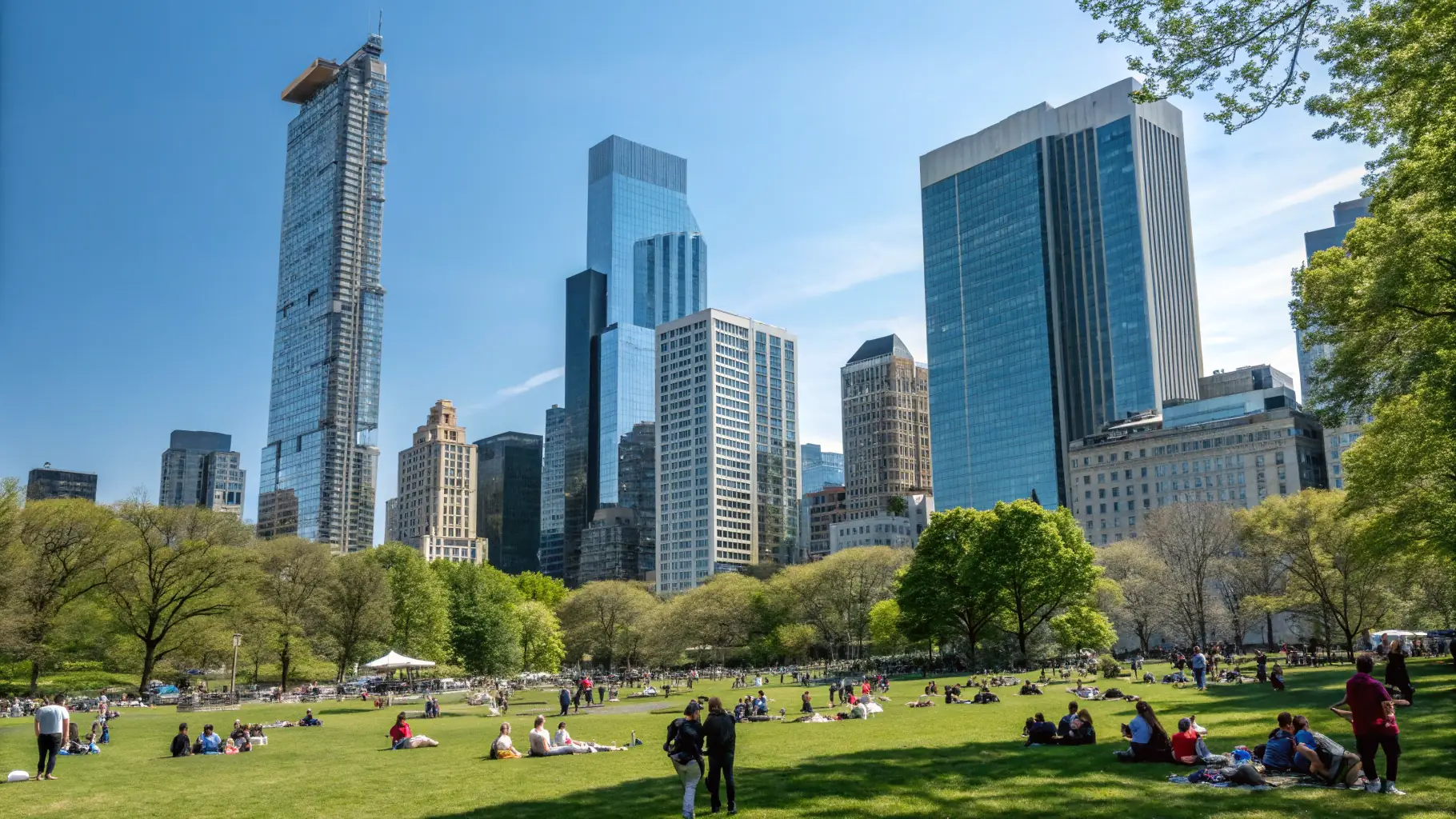 A vibrant image showcasing modern Polish cityscapes, real estate developments, and diverse investment opportunities, emphasizing stability, growth, and security for Middle Eastern investors.