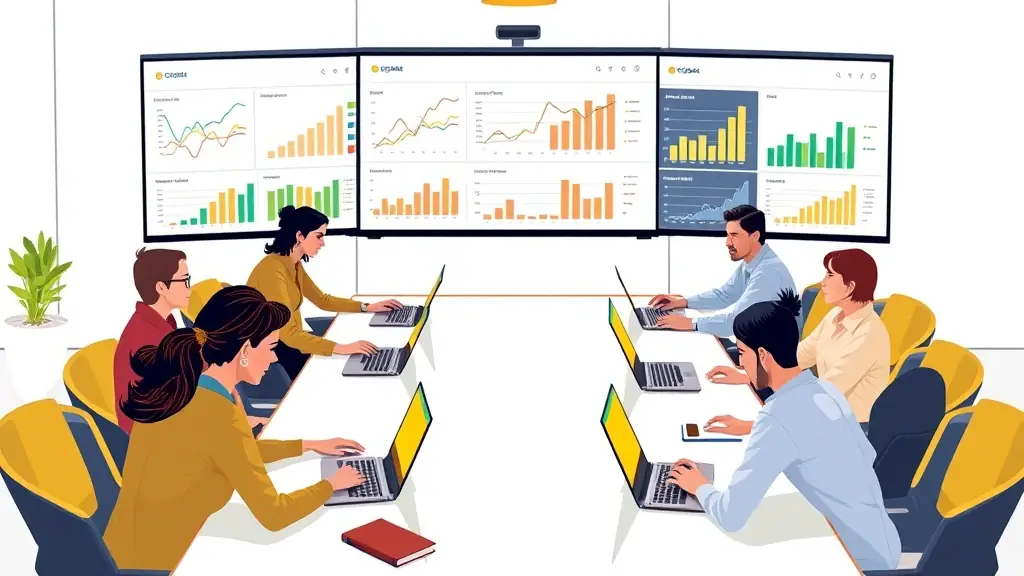 A friendly, minimalistic illustration of a diverse group of people collaborating on a fundraising project, emphasizing community and support.