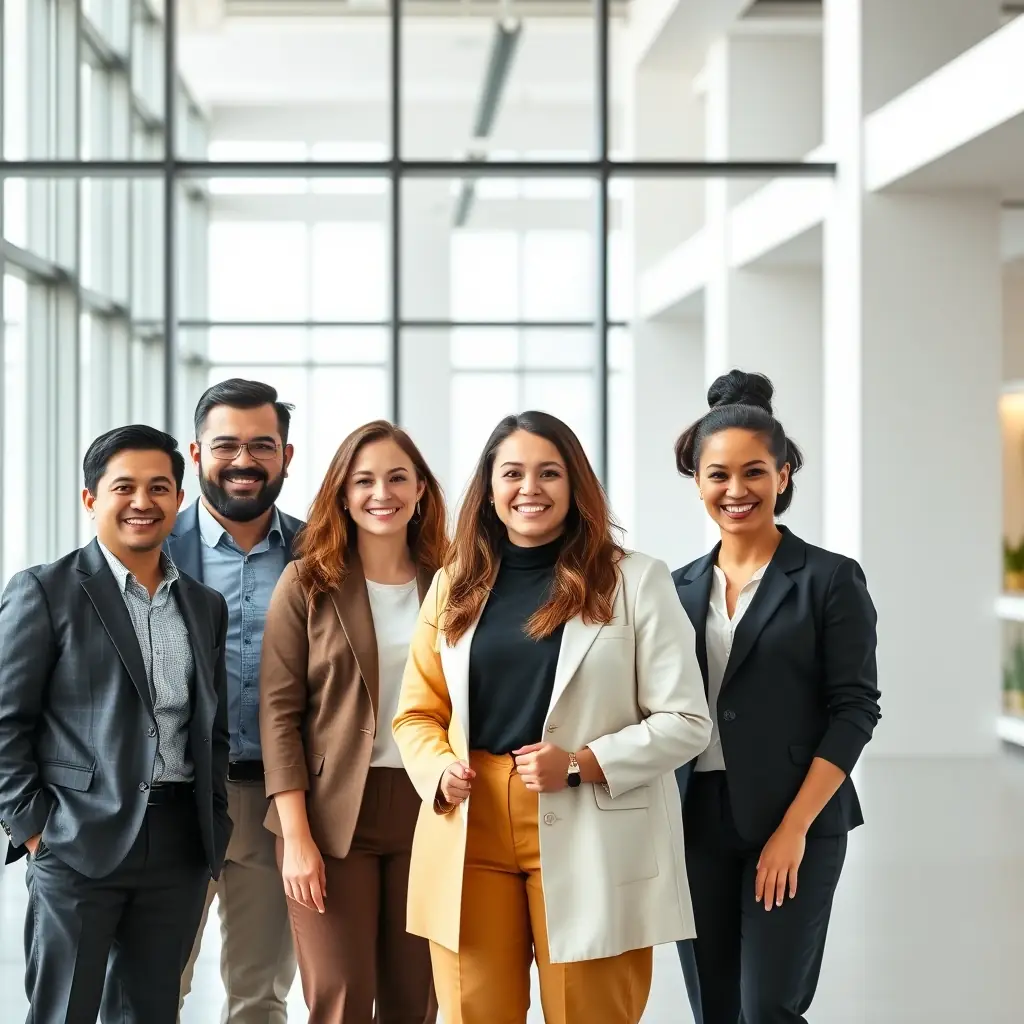 A professional portrait of the New York-based team, showcasing their expertise and dedication to document preparation and business support services.