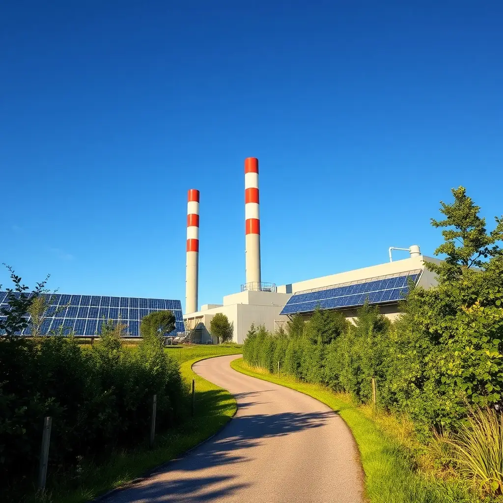 Stock image depicting an industrial site.