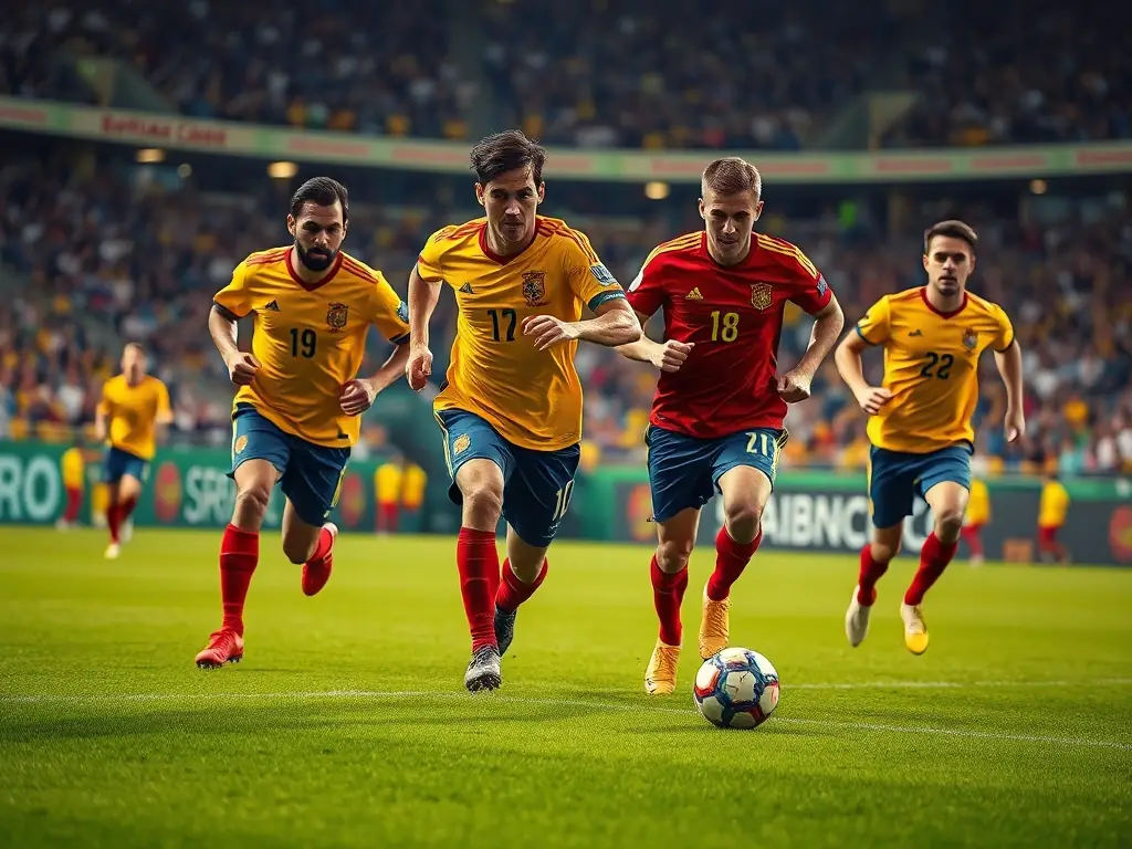 Imágenes de eventos deportivos en España, con jugadores en acción y momentos destacados de junio.