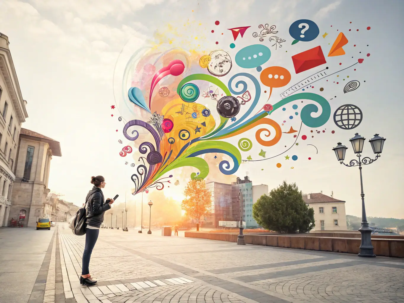 Collage of diverse digital marketing and analytics projects showcasing AI integration and creative design.