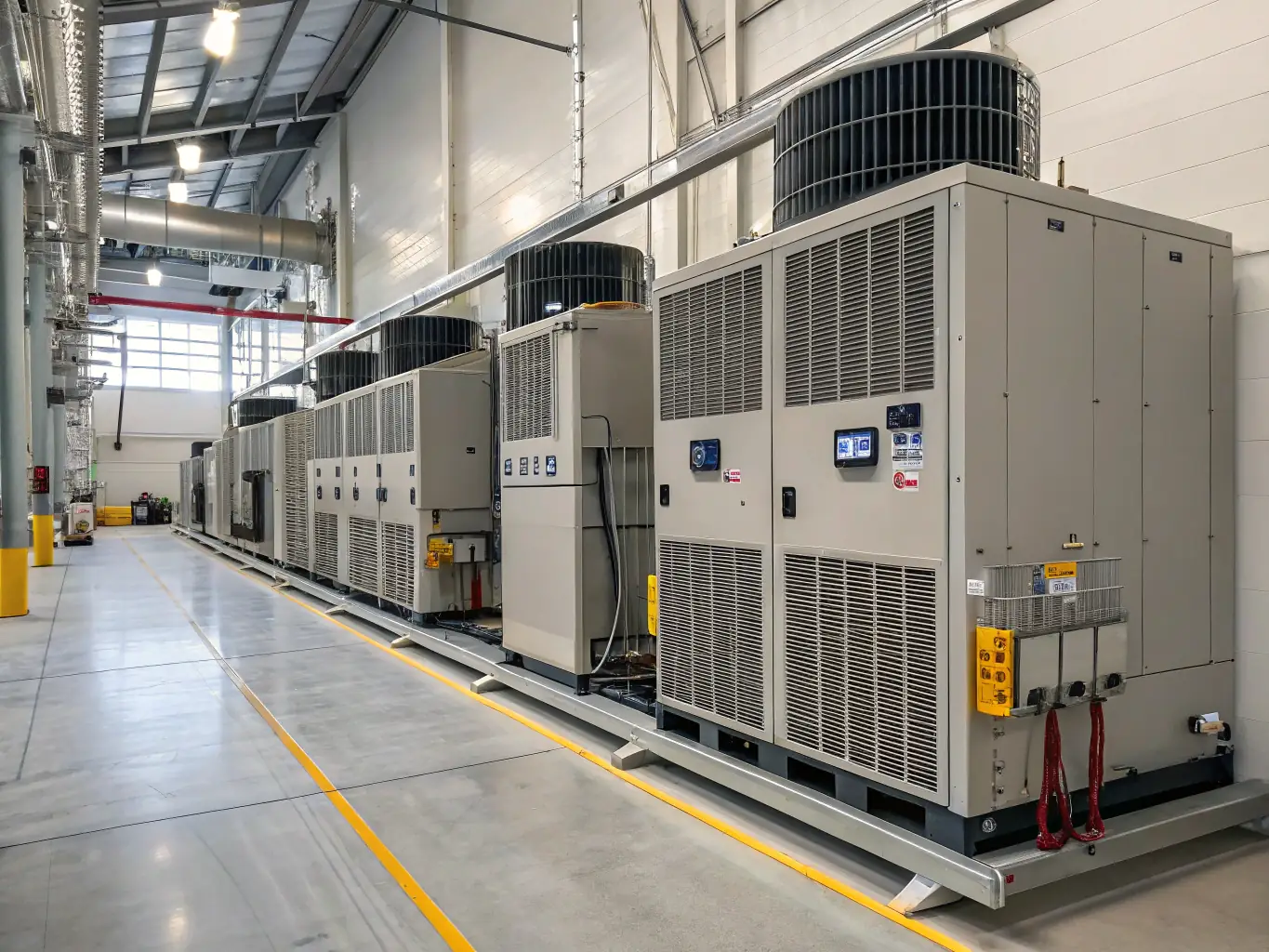 A professional industrial automation product showcase featuring VFD drives, bearings, and MRO supplies, emphasizing reliability and quality