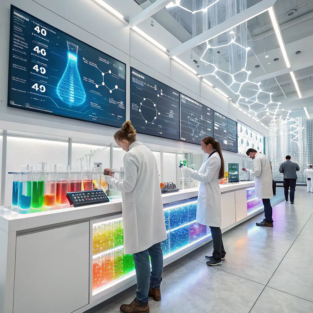 a clean, modern background featuring a subtle gradient in blue and white tones, symbolizing trust and innovation, with an overlay of a relevant image such as a laboratory or agricultural field to emphasize chemical expertise and sustainability