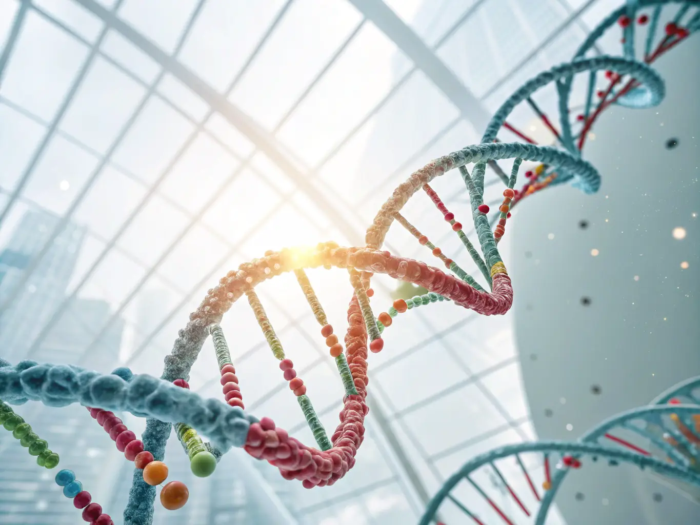 Soft medical illustration or abstract biology graphic; avoid pill or syringe visuals.