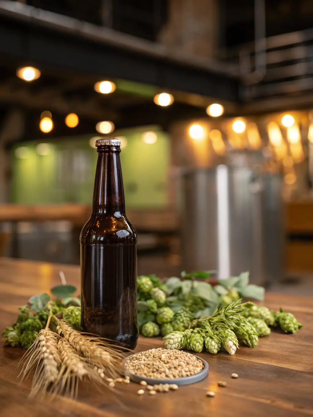 A visually appealing image displaying an assortment of wine and craft beer bottles with unique and eye-catching labels. The labels should reflect the artisanal nature of the products, highlighting LabelPros' ability to create distinctive designs.