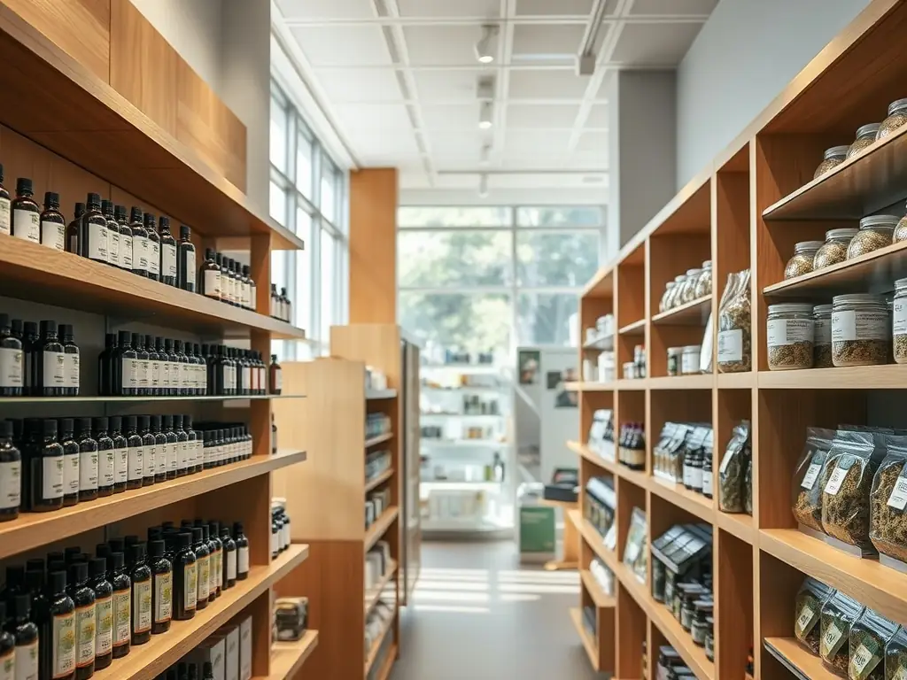 A modern, inviting storefront of Green Legacy on 14th Street NW, showcasing a welcoming dispensary environment with a variety of cannabis products.