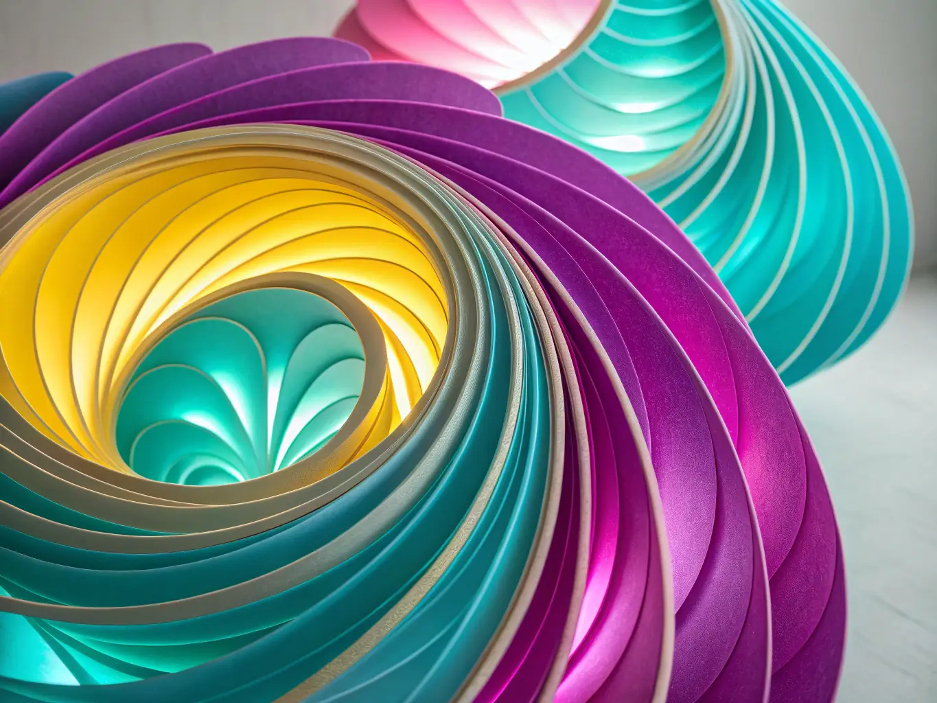 A vibrant, abstract digital artwork representing creativity and innovation, designed to inspire visitors to share their feedback on Visionex Arts' website.