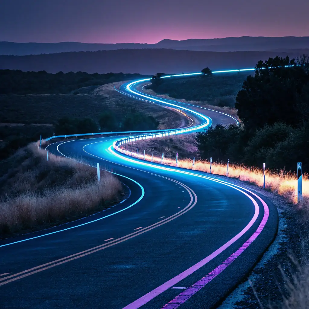 Adaptive pathway graphic showing personalized user journeys from the SugarXR platform, highlighting AI-driven personalization.