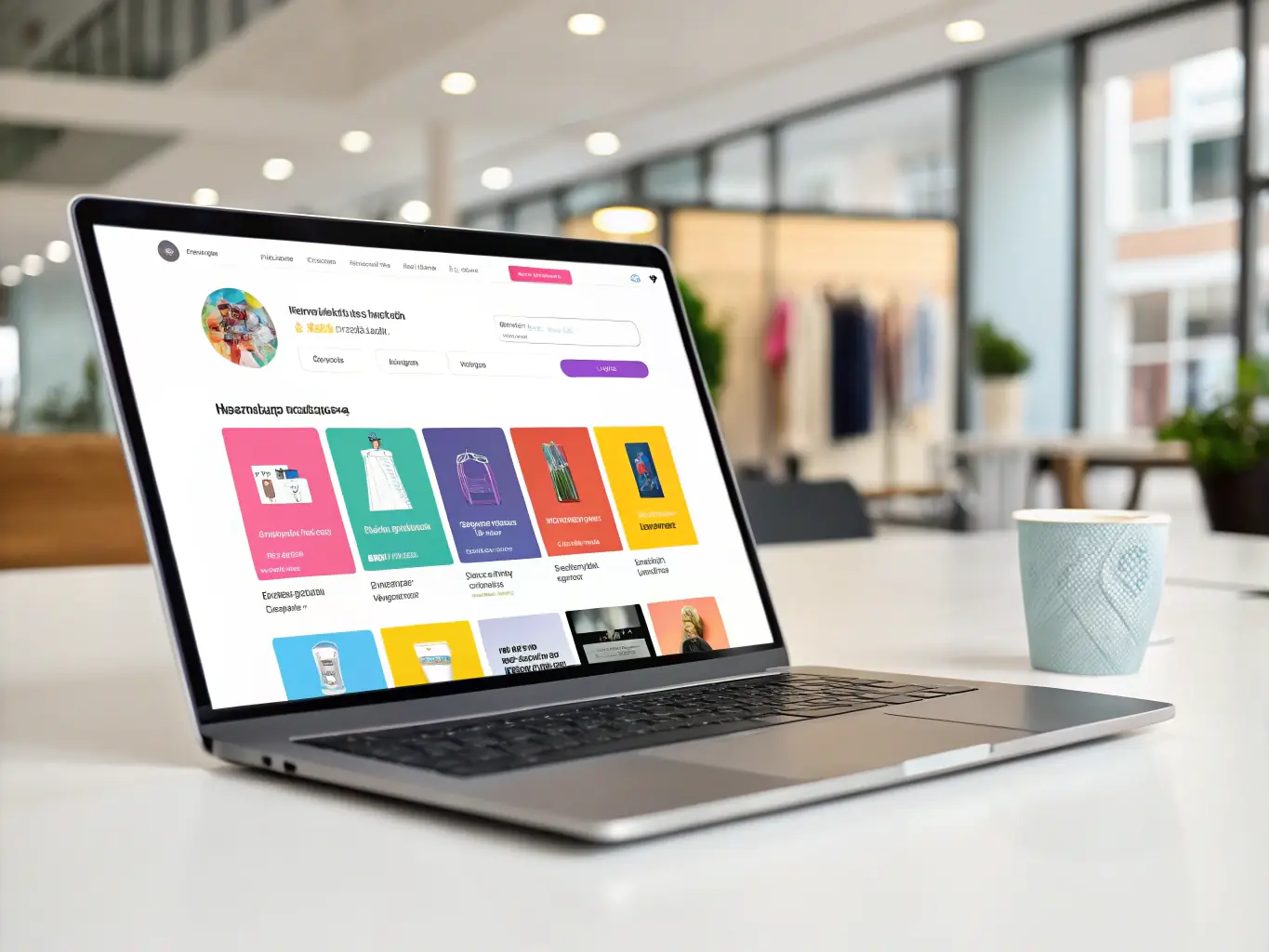 A clean, modern interface showing a side-by-side comparison of product cards with prices, business logos, trust badges, and subtle green, blue, and gold accents; Nigerian shoppers browsing on laptops and smartphones.