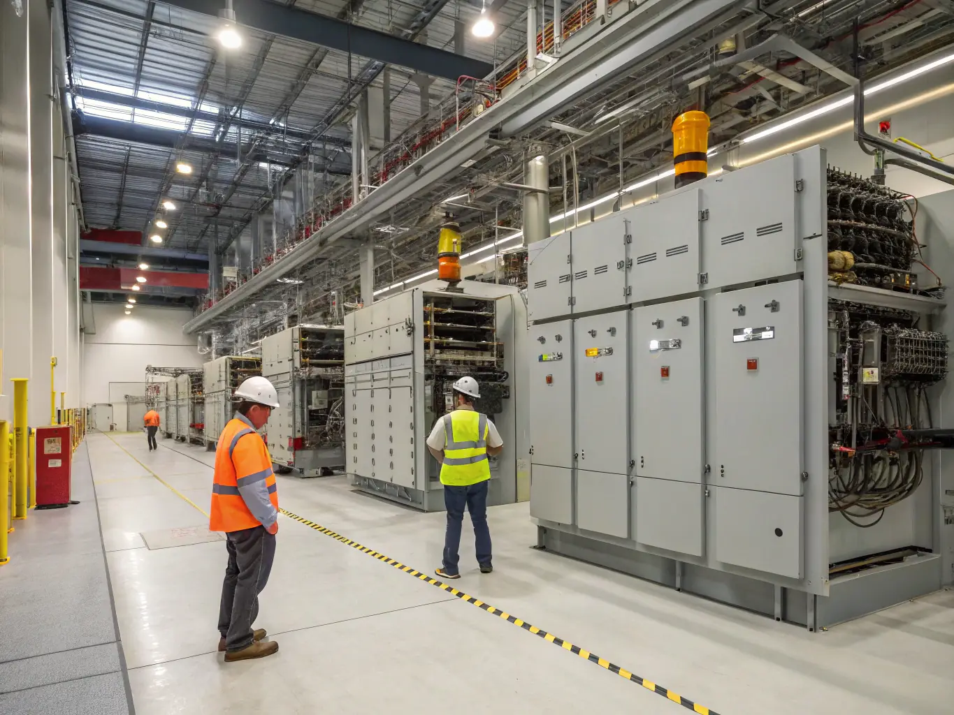 A collage of industrial equipment installations and client sites showcasing our project diversity.