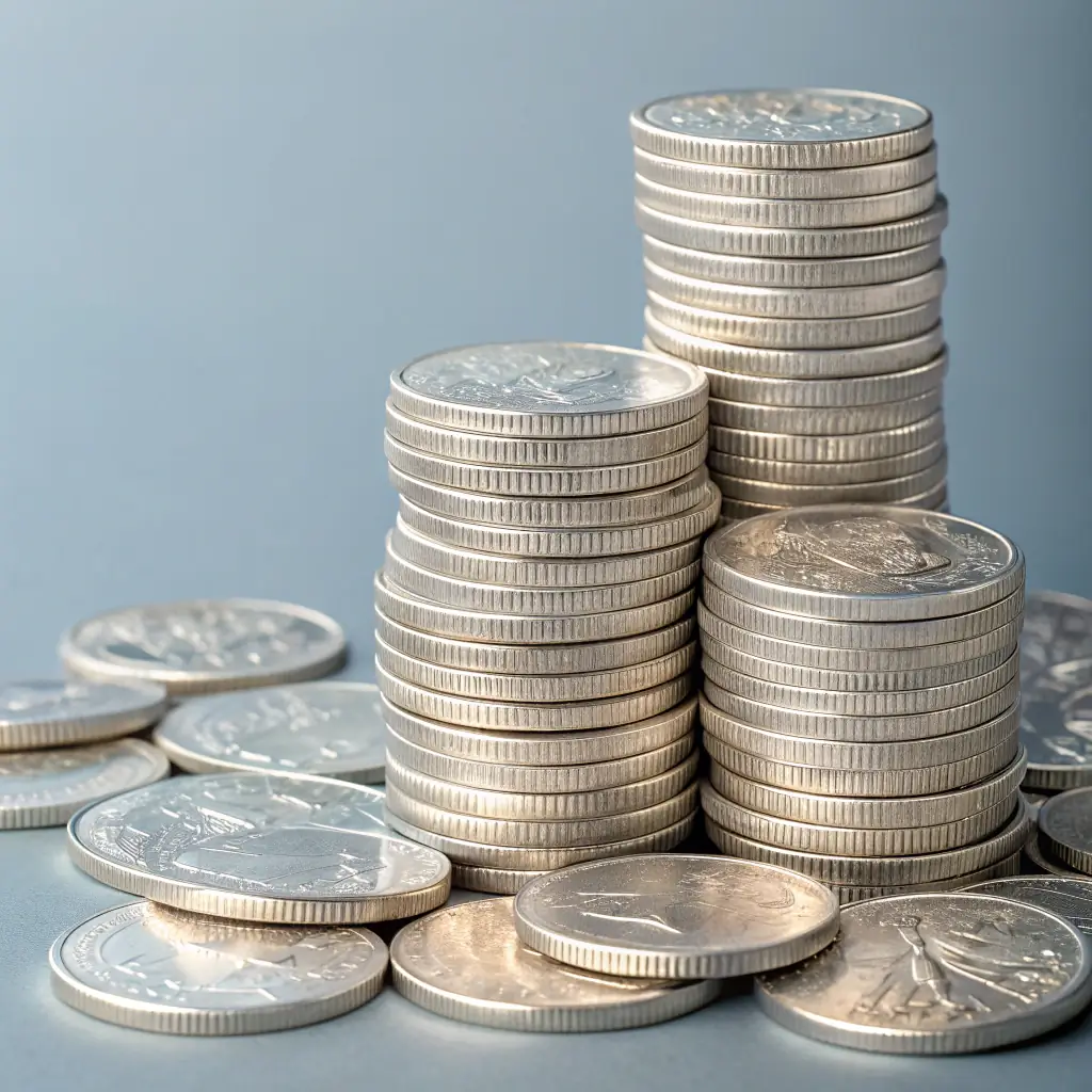 A stack of Goldbacks, showcasing their intricate designs and gold content.