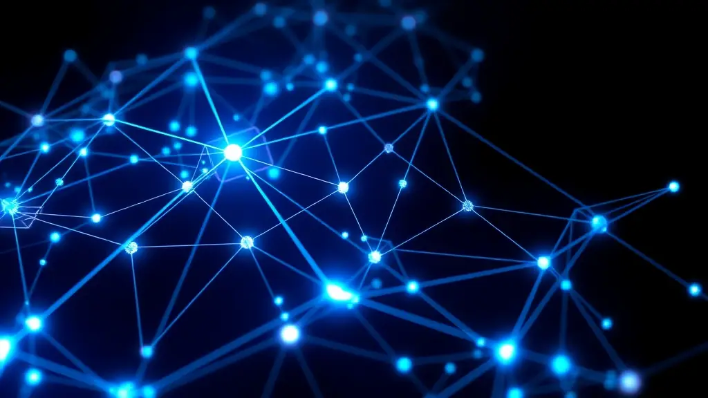 A modern, AI-driven background showcasing a skincare product launch, emphasizing innovation and technology integration.