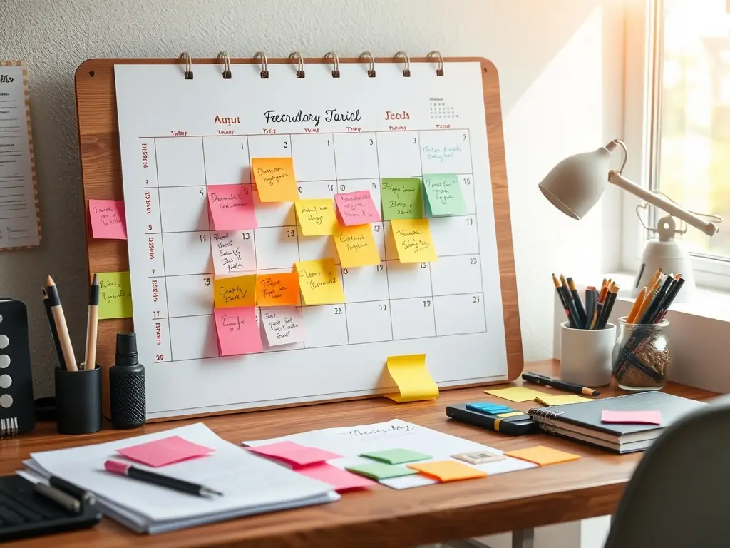 A calendar marked with quarterly deadlines and a pen, representing the importance of timely quarterly estimated tax payments for legal professionals.
