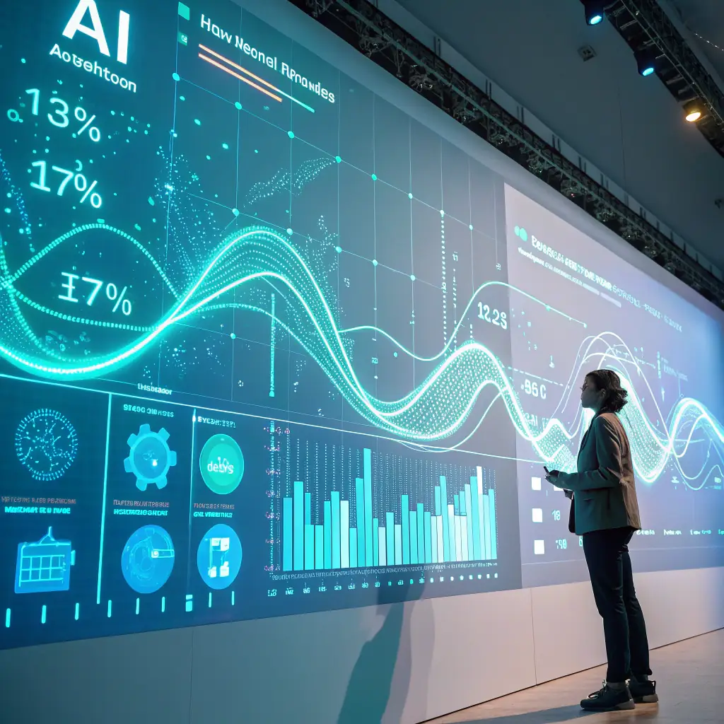 Illustration of a clean API integration process, showing data flowing smoothly between existing business systems and StemAI's voice AI platform. The image should convey simplicity and ease of use.