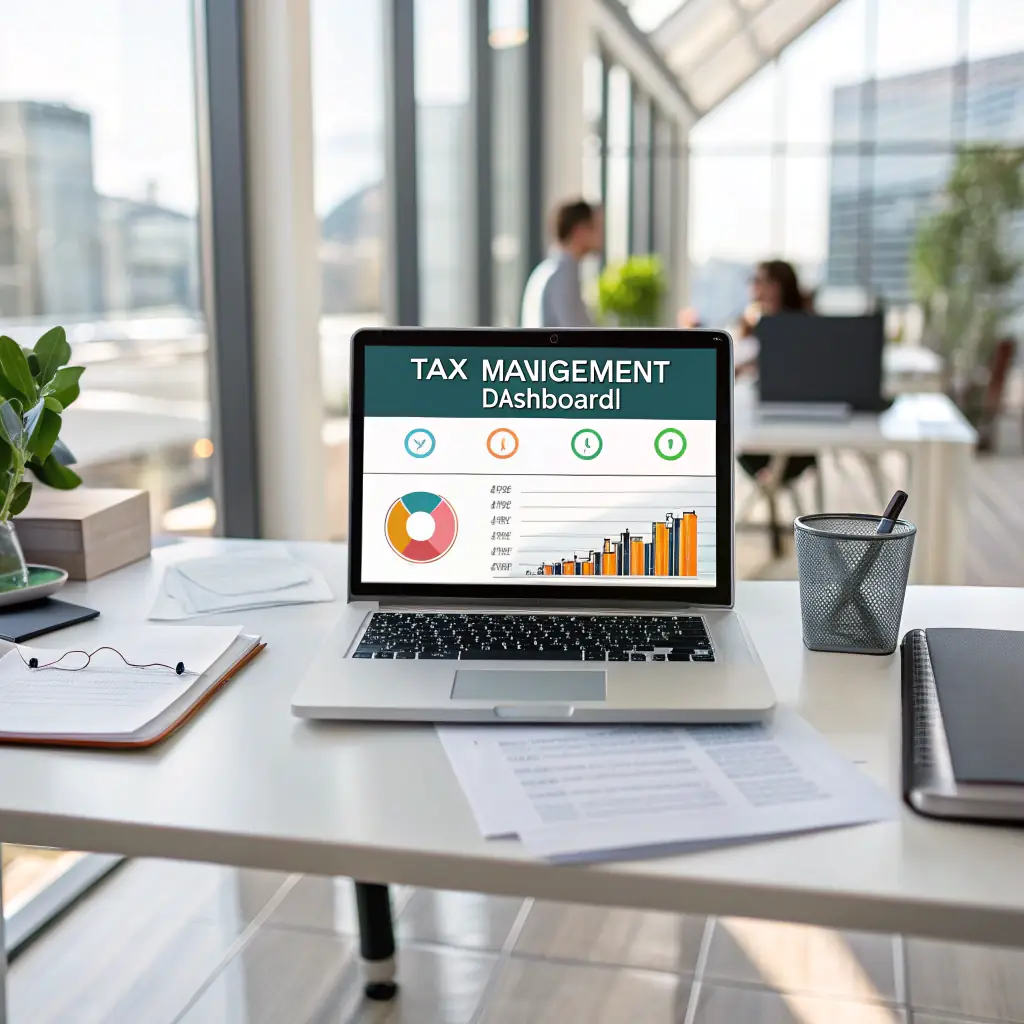 A frustrated enterprise accounting team surrounded by stacks of paperwork, tangled wires, and multiple screens showing error messages and reconciliation mismatches, contrasted with a clean, streamlined dashboard representing C-Suite Pro Pay’s native integration.