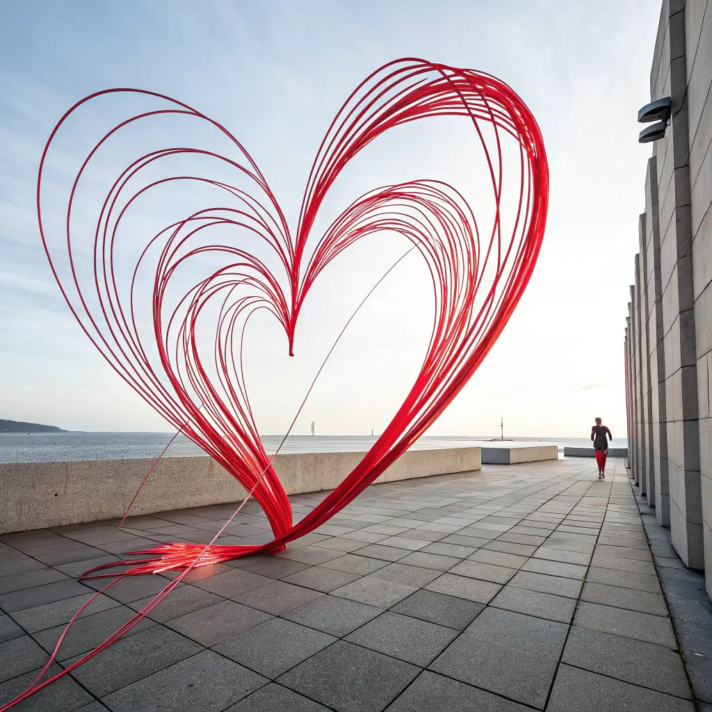 A digital illustration of a stylized heart with a graph overlay, representing donor growth and engagement.