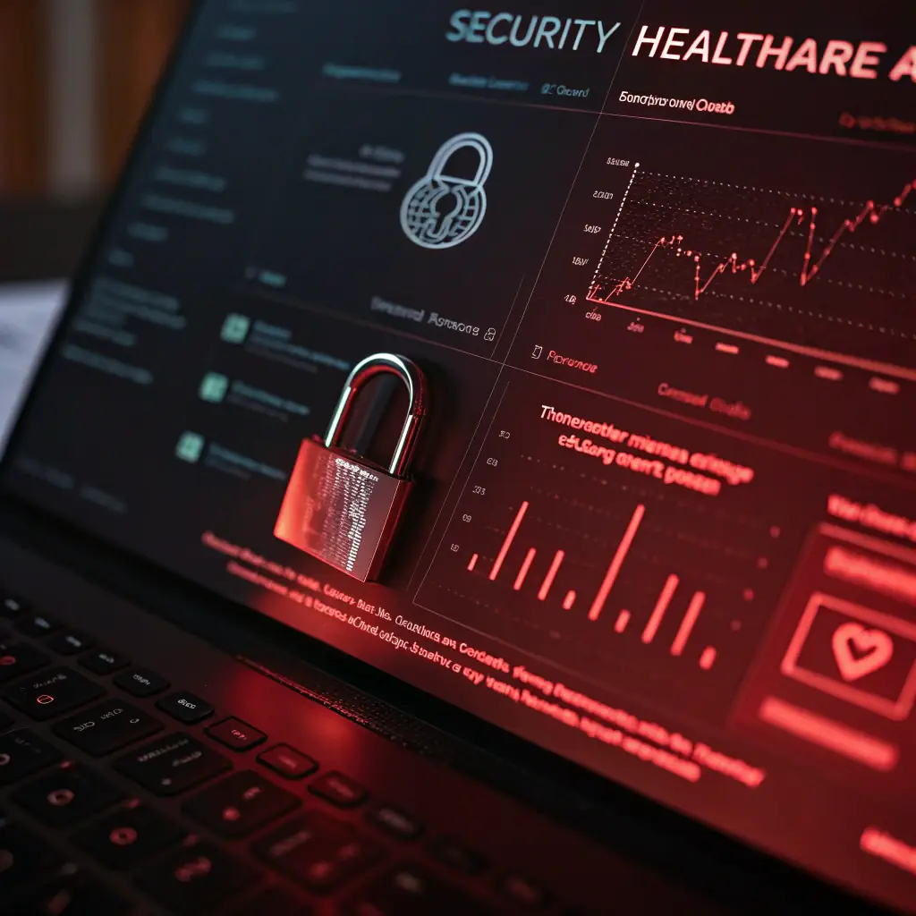 Another HIPAA security compliance badge for medical data protection.