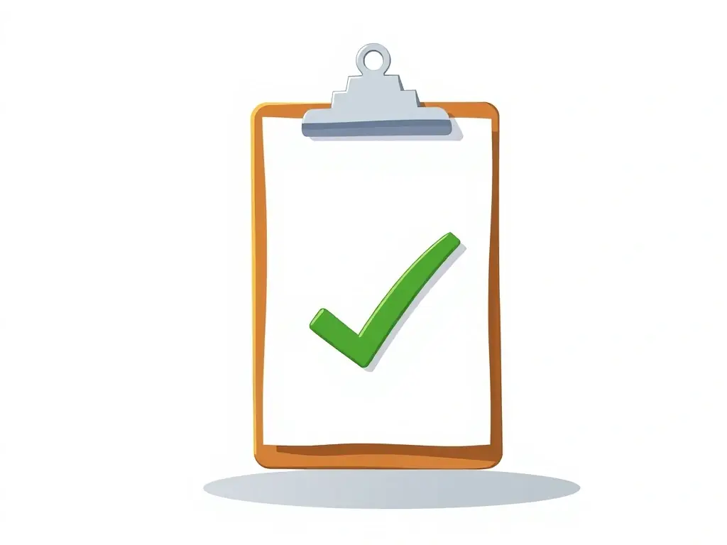 A digital illustration of a hand holding a clipboard with a checklist, symbolizing benefits coordination, set against a soft, supportive background, suitable for a healthcare website.