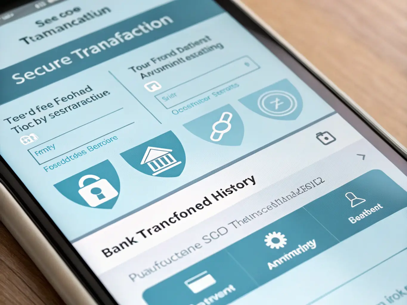 A secure banking interface showcasing BankIX, a digital banking platform with advanced security features.