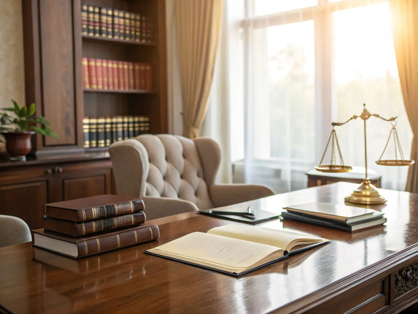 A split image showing a traditional lawyer's office on one side and a modern, streamlined legal document assistant's workspace on the other, visually comparing the cost-effectiveness of each option.