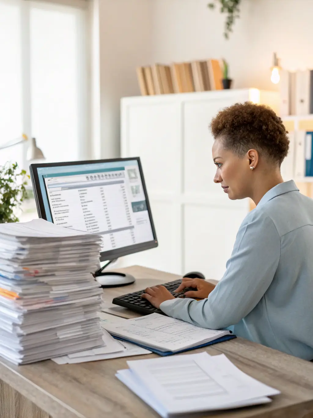 A close-up of a payroll report with highlighted sections, emphasizing the importance of accurate payroll tax compliance and reporting.