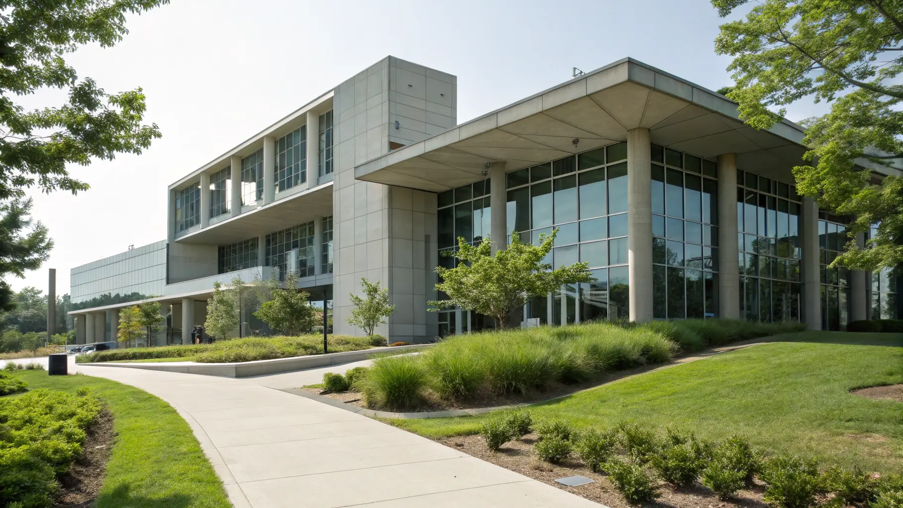 A completed precast construction project showcasing the durability and aesthetic appeal of Premier Precast's solutions.
