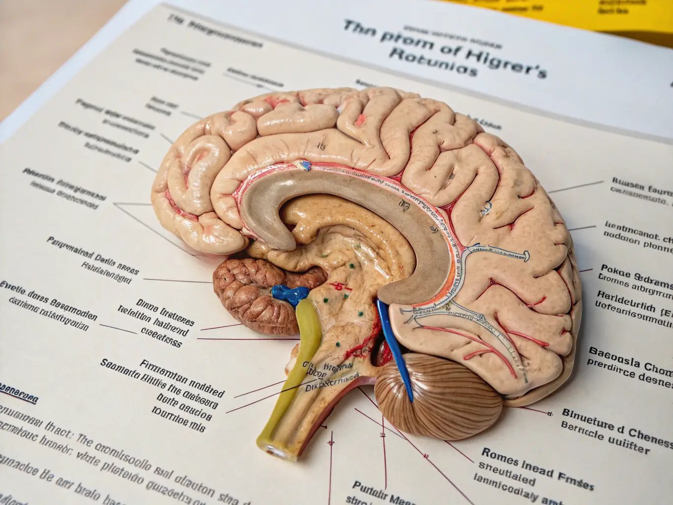A detailed, high-quality image of a human brain with vibrant, pleasing colors, symbolizing mental clarity and health, suitable for a website banner.