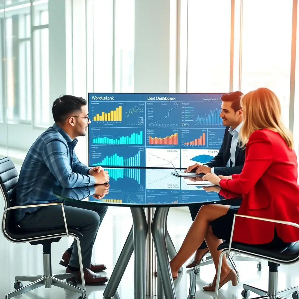 Image depicting a group of tech executives looking confused and overwhelmed by data, symbolizing the pitfalls of making decisions without proper diligence.