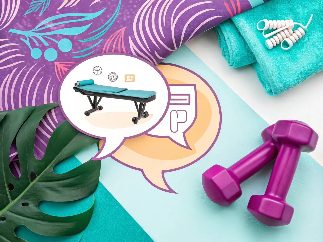 A vibrant image of a medspa with overlay icons representing growth and bookings.