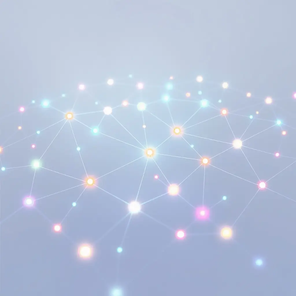 An image illustrating a network of interconnected websites, symbolizing the power of backlinks in enhancing a website's authority and search engine ranking. The image should convey trust, authority, and growth.