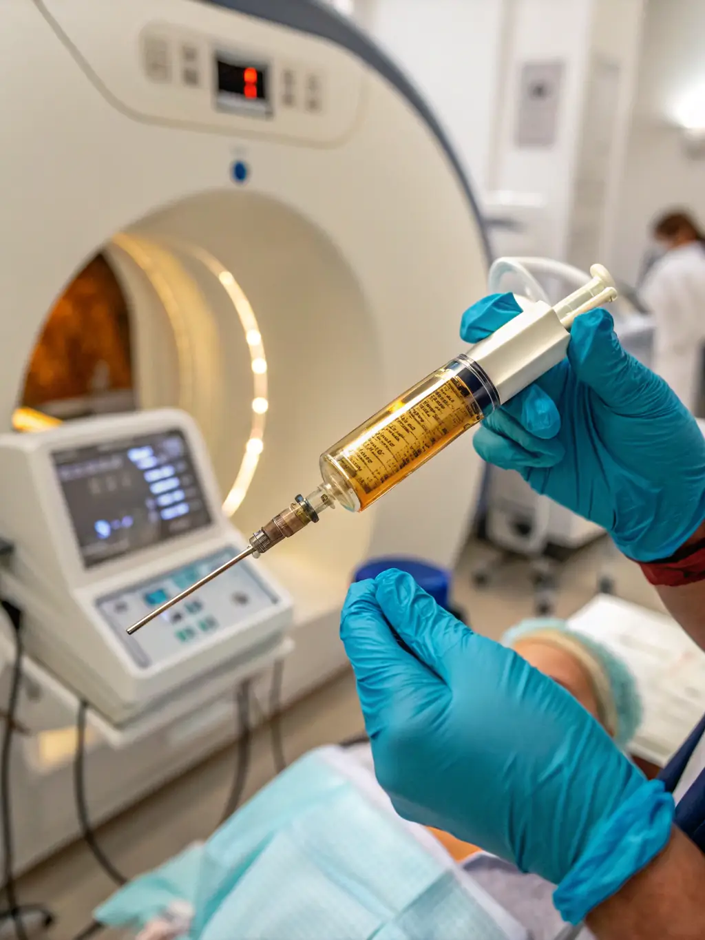 A doctor injecting PRP (Platelet-Rich Plasma) into a patient's scalp, showcasing the non-surgical hair regrowth treatment at Sanghvi Face and Dental Hospital.