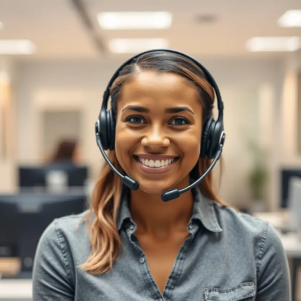 Charlie has a friendly face, wears a headset, and is always ready to help.