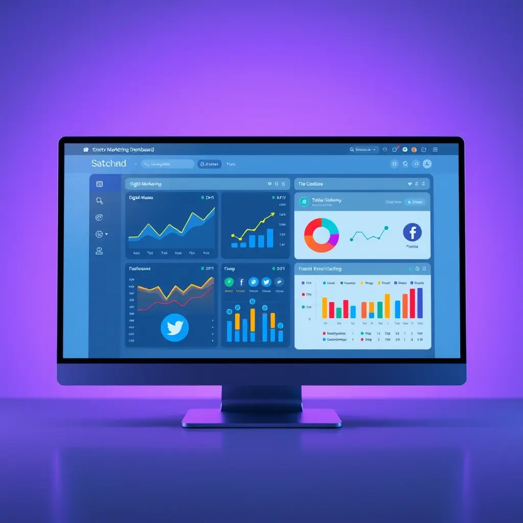 An image representing a digital dashboard with funnels, email automation flows, and product drop analytics, symbolizing the conversion of attention into revenue for creators.