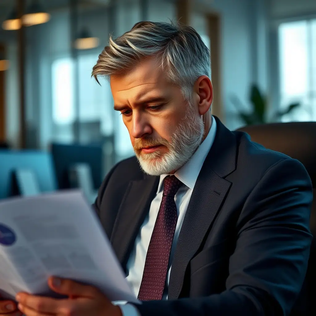 Luc is a meticulous man with a calm demeanor, committed to financial transparency and accountability.
