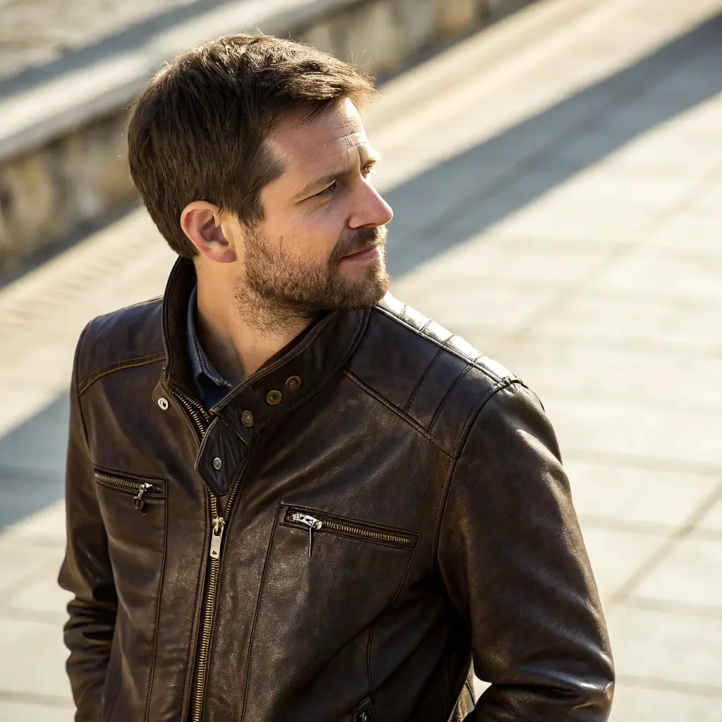 Ben Carter is a man with short, styled brown hair, sporting a modern, clean-shaven look and a friendly, approachable demeanor.