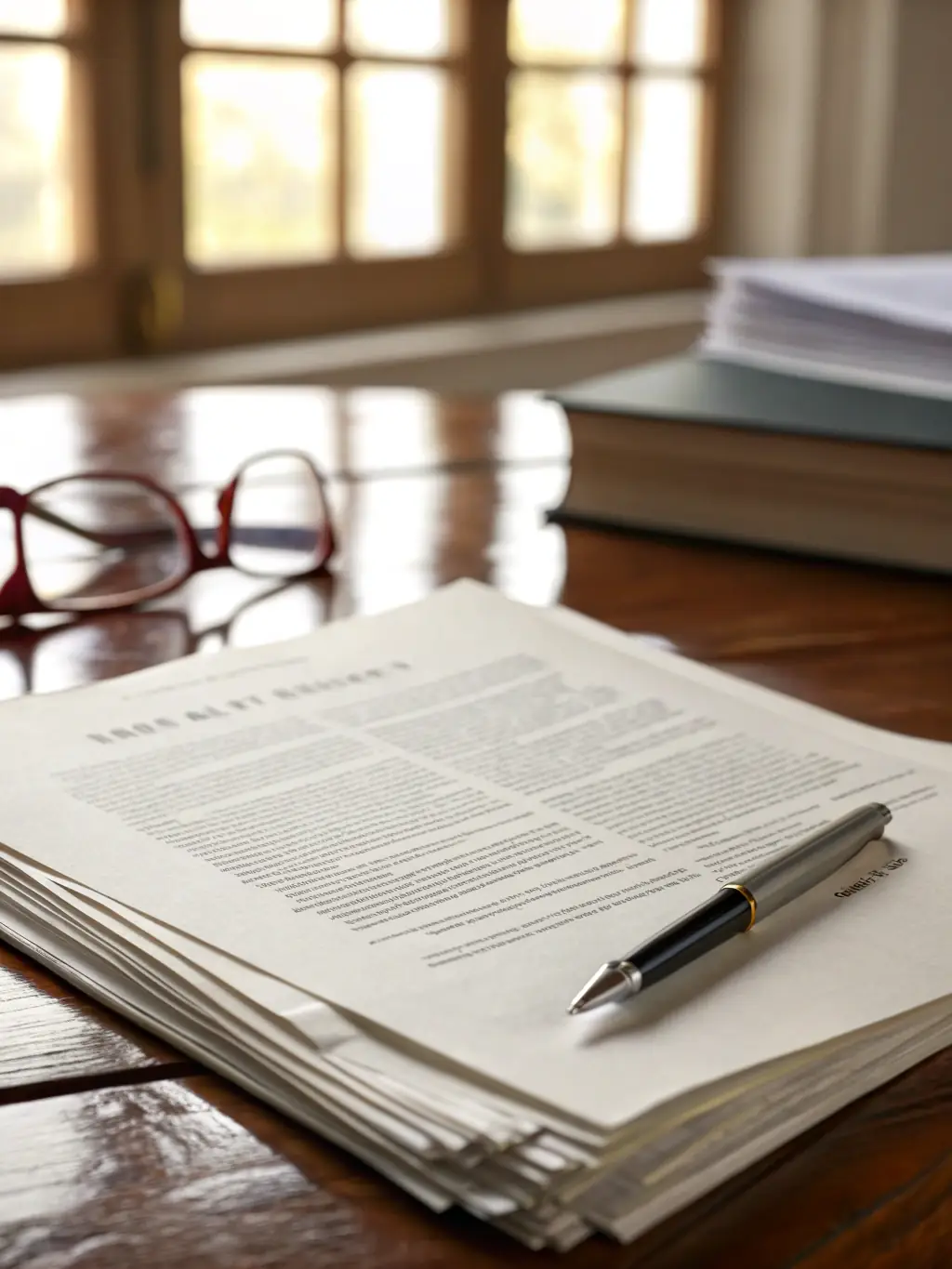 An image showing a close-up of legal documents with annotations, highlighting the importance of accuracy and attention to detail in legal document preparation.