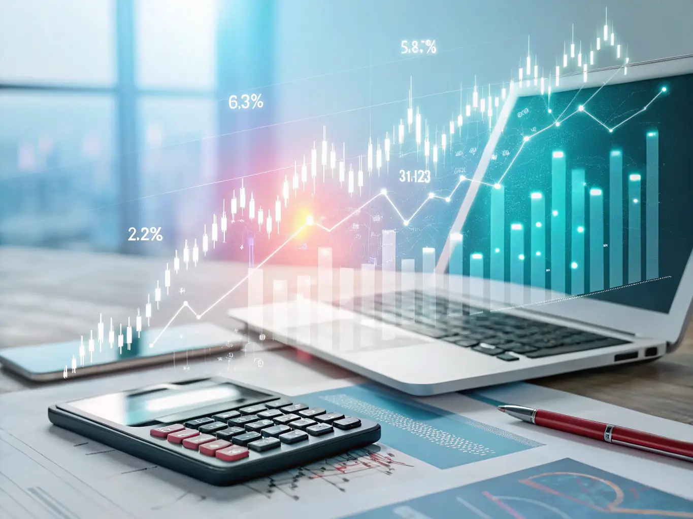 A professional video thumbnail featuring a play icon overlay, representing an on-demand webinar about reading financial statements, designed to attract viewers.