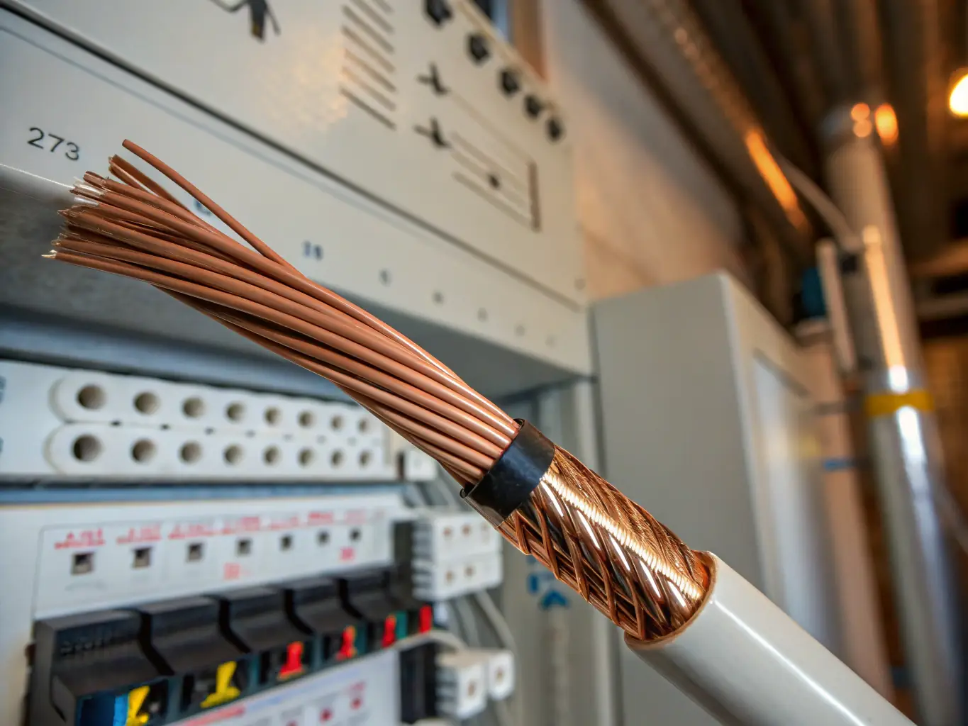 Power and communication cables including 2X8 AWG, 2X10 RRU, and 600V cables for energy transmission