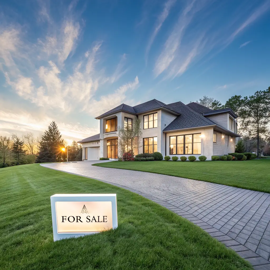 A modern, well-maintained house with a 'For Lease to Own' sign in the front yard, showcasing the potential for both sellers and buyers. The image should convey a sense of opportunity and a clear path to homeownership.
