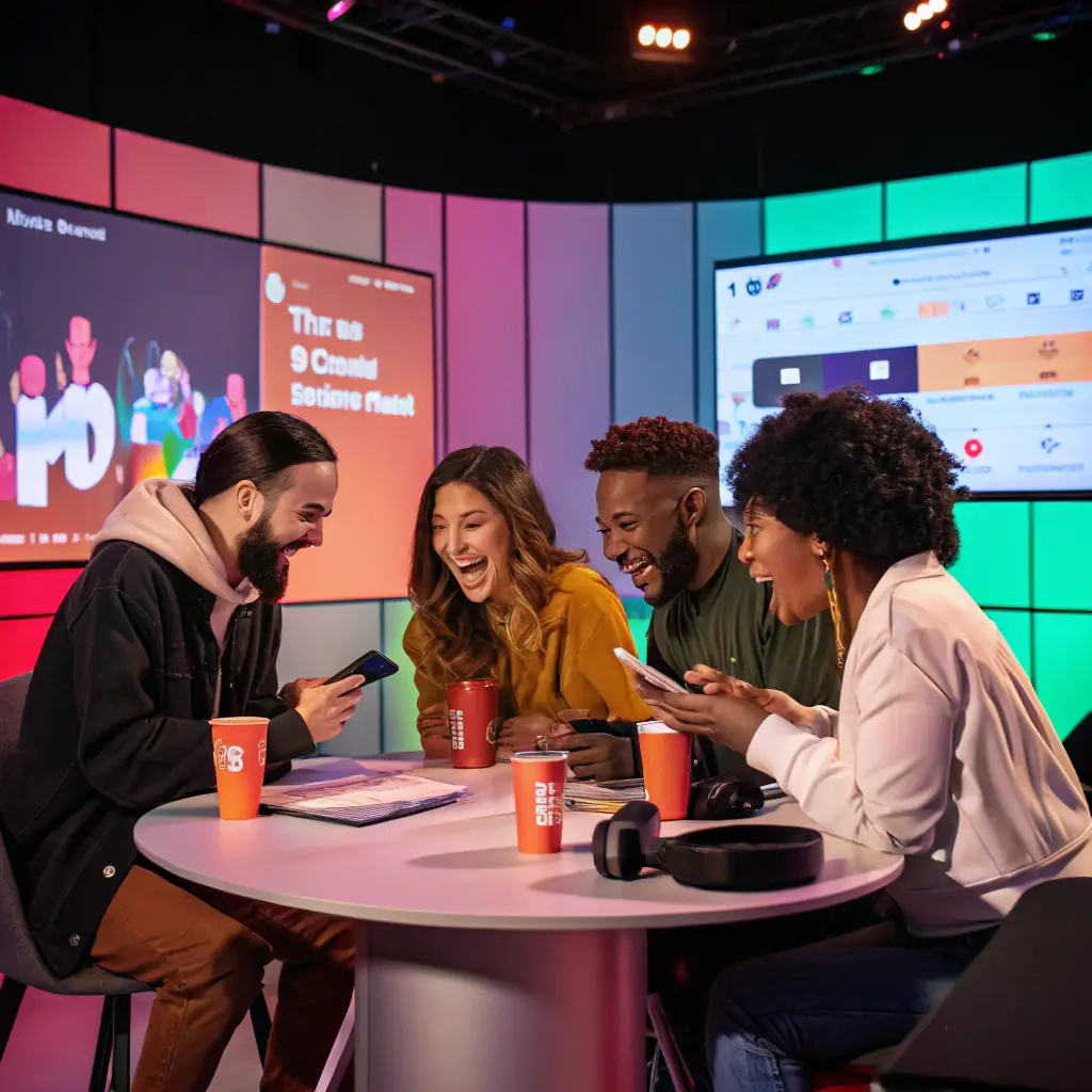A diverse group of influencers showcasing various Amazon products in engaging and authentic ways, highlighting the potential reach and impact of influencer marketing on the Amazon platform.