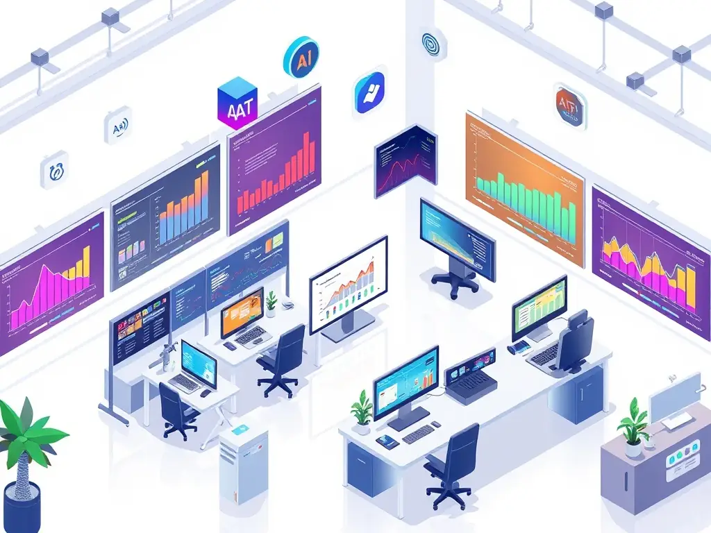 Modern, clean visual layout with no people, emphasizing strategic diagrams and data-driven visuals.