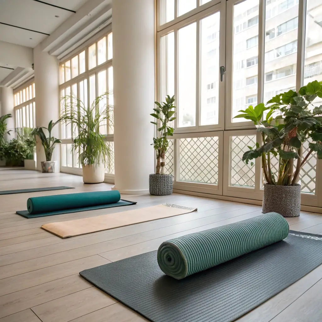 An interior shot of Kings MMA's recovery center, showcasing aqua massage equipment and other recovery tools. The lighting is soft and inviting, creating a relaxing atmosphere.