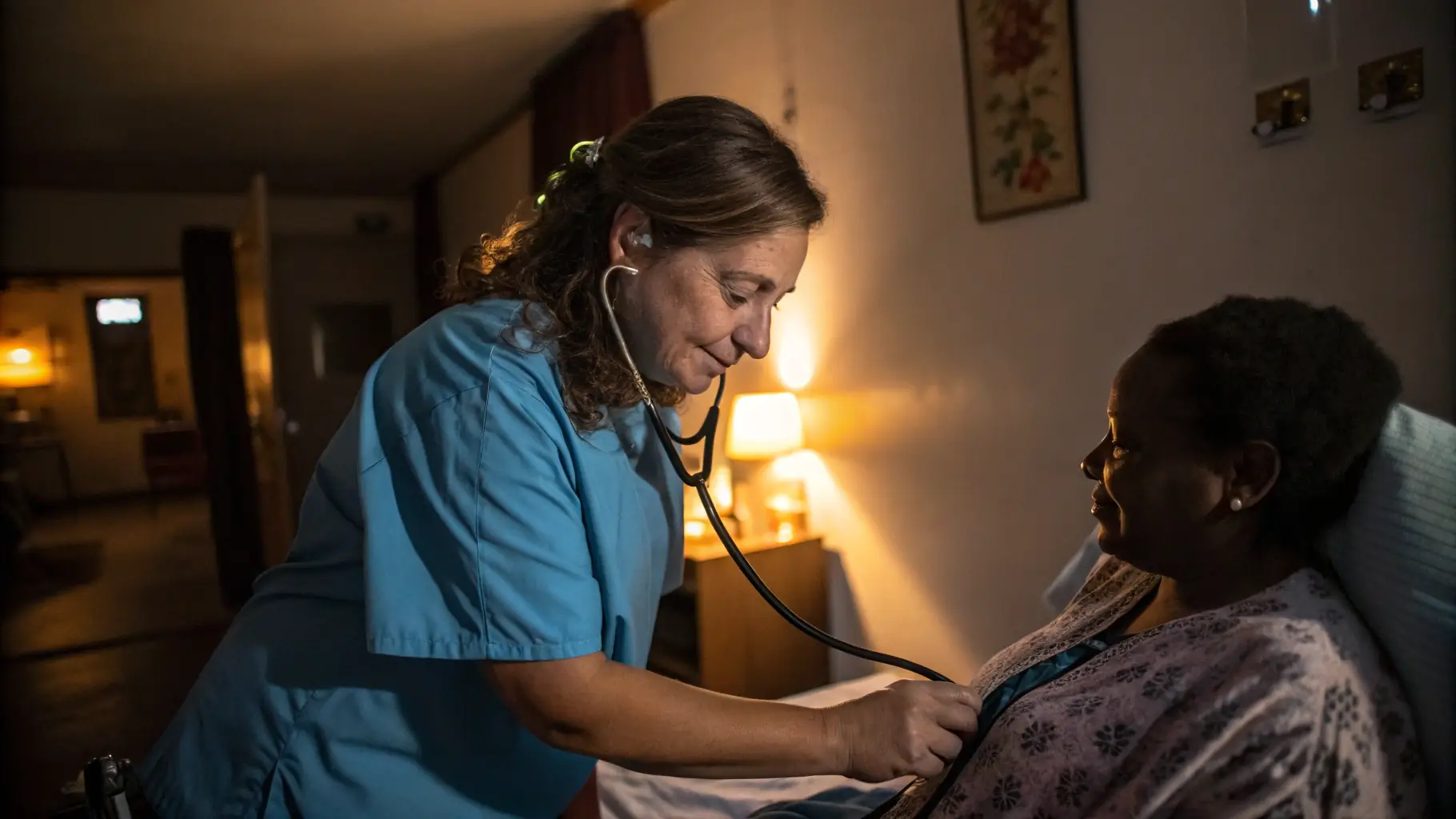 A compassionate healthcare professional applying LED therapy to a child's arm, symbolizing pediatric care and hope for a brighter, healthier future.