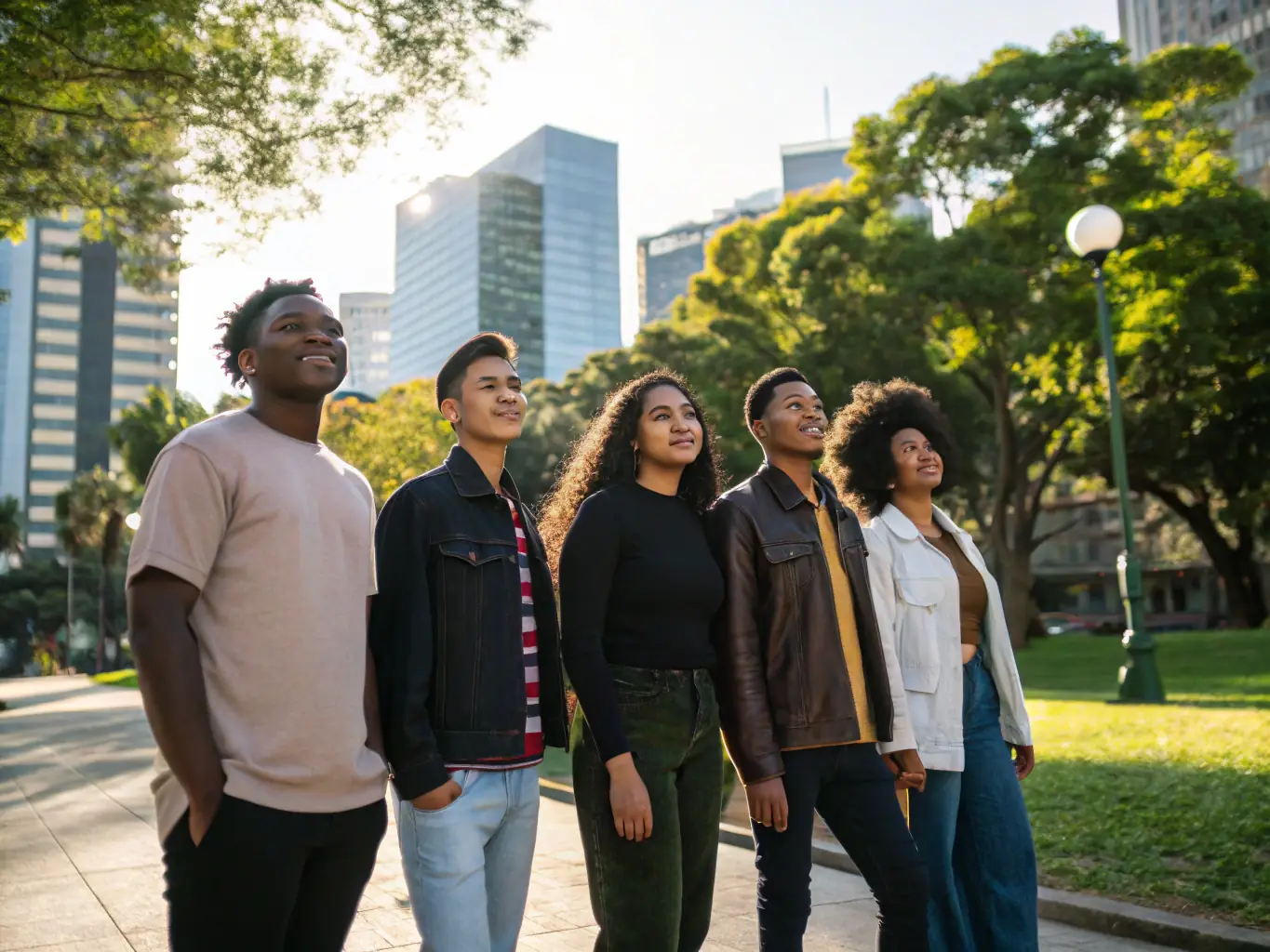 A group of diverse women standing together, symbolizing unity and support against domestic violence.