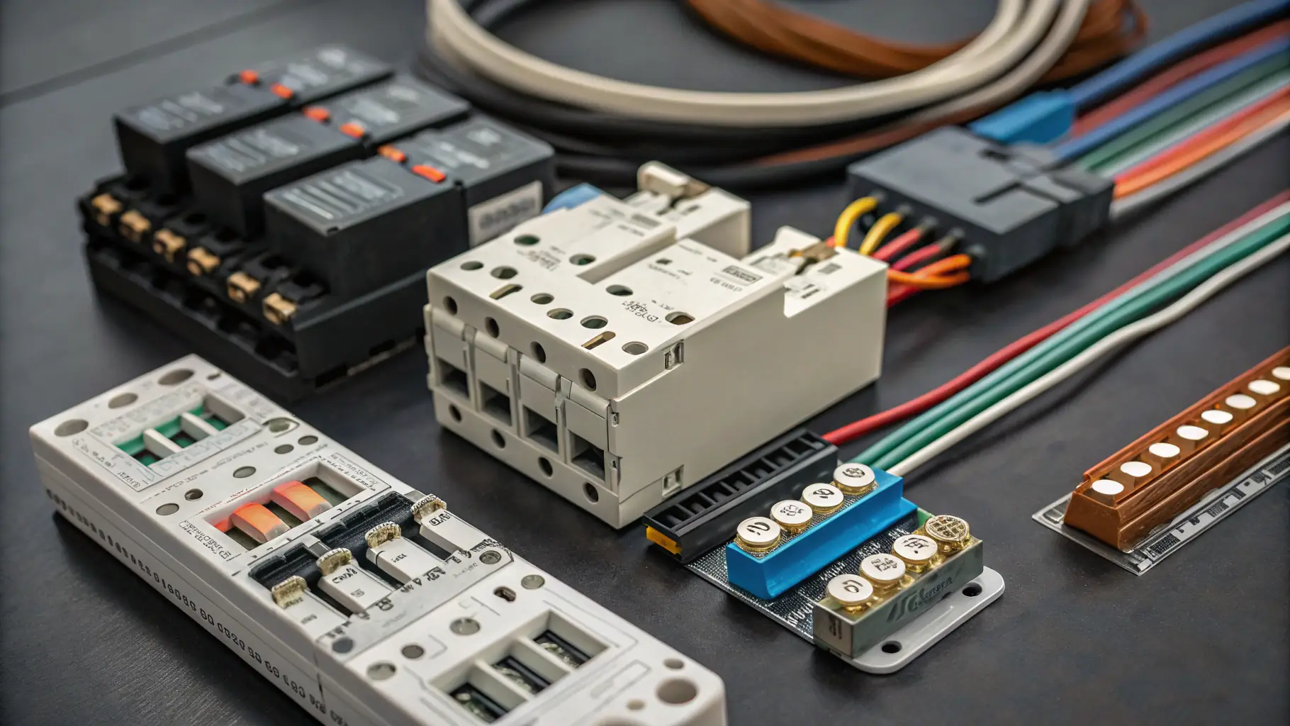 A detailed image of the rectifier modules installed in a power distribution cabinet, showcasing their integration and professional setup.