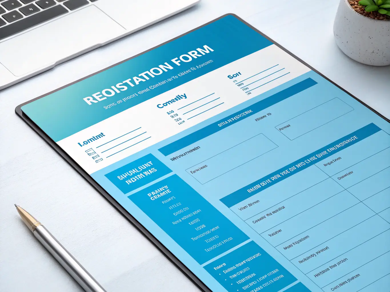 A visually appealing image representing a user-friendly registration form, emphasizing the options for 'Author' (dues-paying member) and 'User' registration.