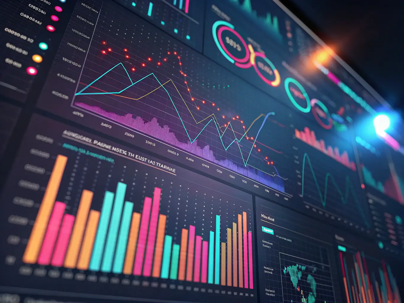 A dynamic image showing data analytics dashboard with industry icons, representing real-time consumer insights for collectibles and gaming sectors.