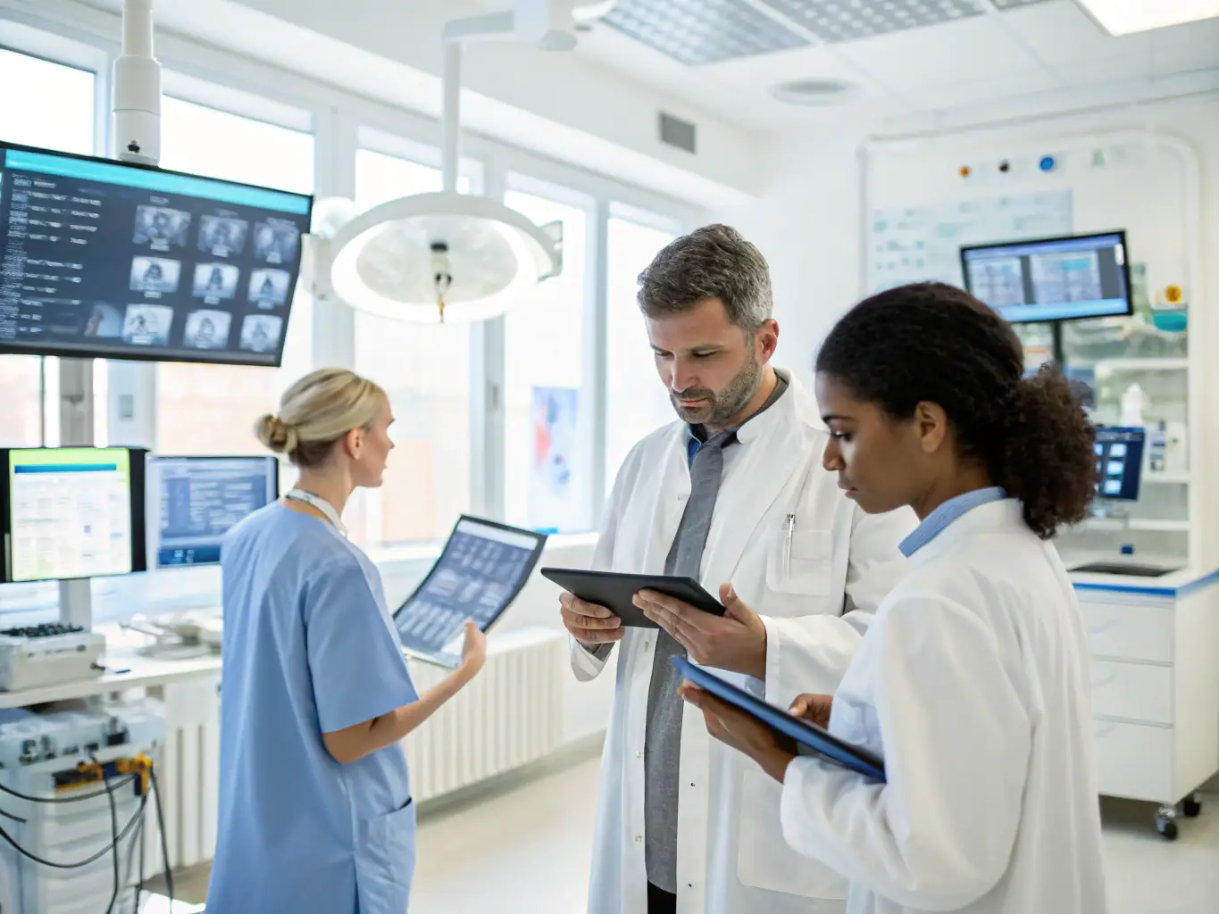 Healthcare professionals collaborating on digital patient engagement initiatives.